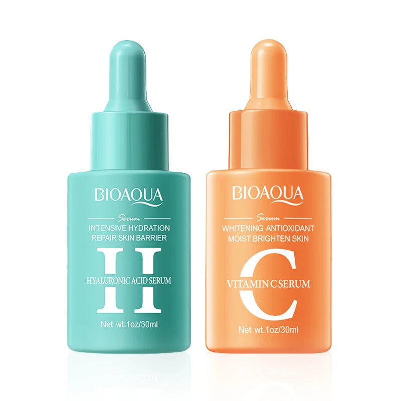 BIOAQUA Vitamin C Retinol Hyaluronic Acid Serum Set 2pcs