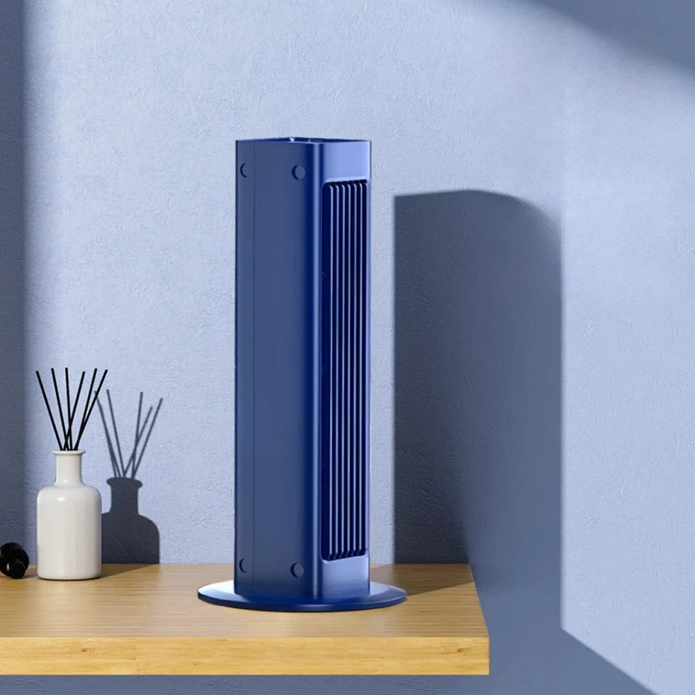 Bladeless Desktop Fan | 3-Speed Quiet Rechargeable Standing Fan