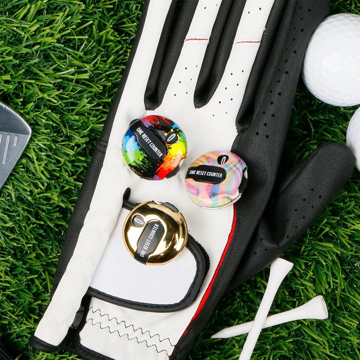 Mini Golf Stroke Counter Clip | Touch Reset Score Keeper