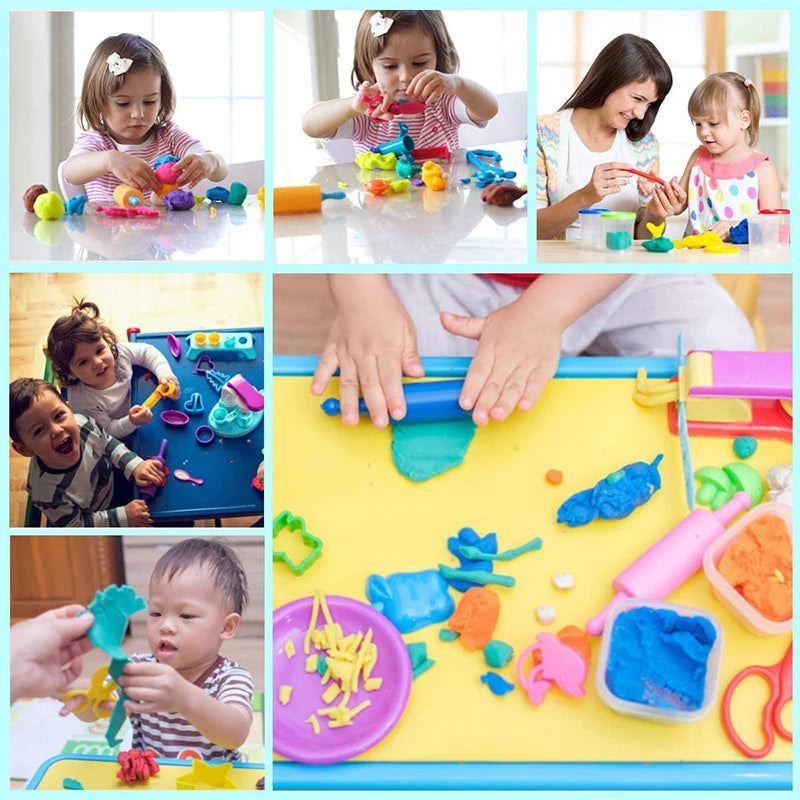 Fun Play Dough Tools Kids Children Toddlers Playdough Extruders