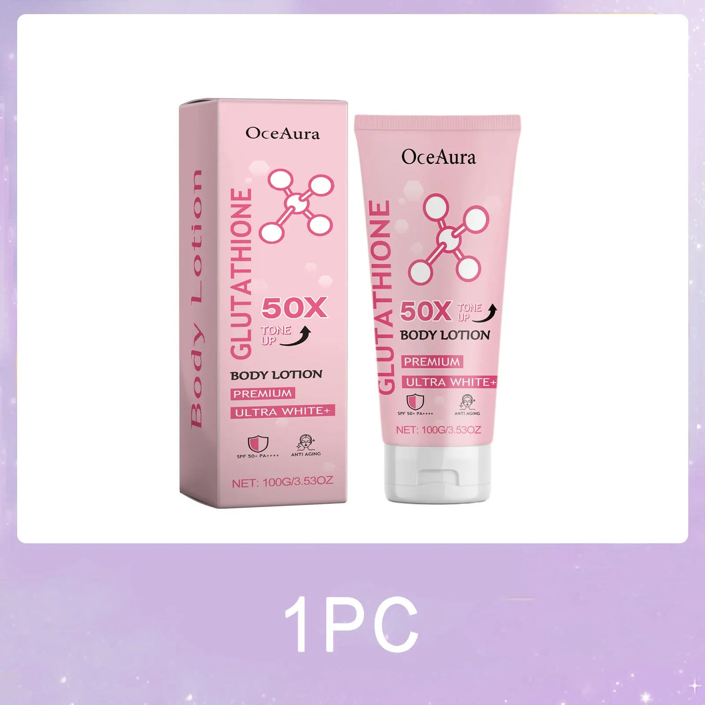 OceAura Glutathione Niacinamide Brightening Body Lotion 100g
