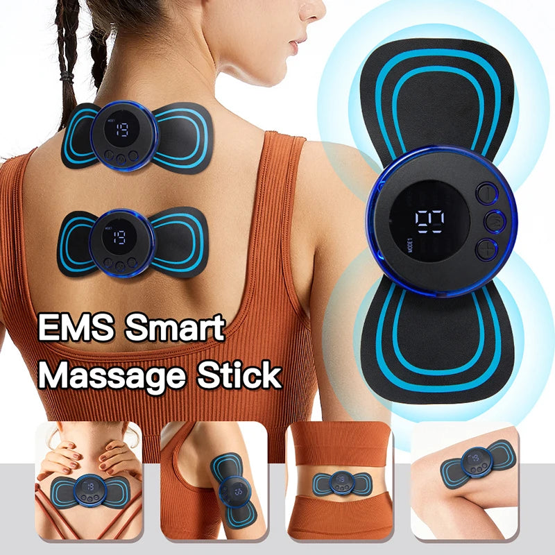 1PC Back Massage Patch, Used To Relieve Muscle Relaxation, With Full Body Digital Display Adjustment Peaceful Pleasures Health and Wellness