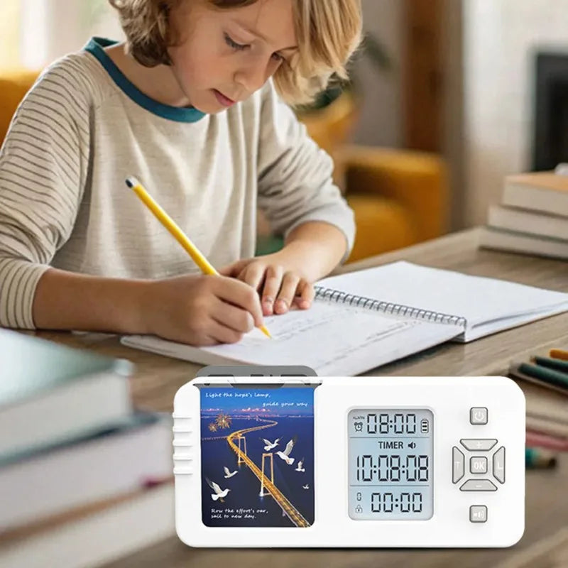 Lockable Phone Lock Box Alarm Clock | LED Timer Storage