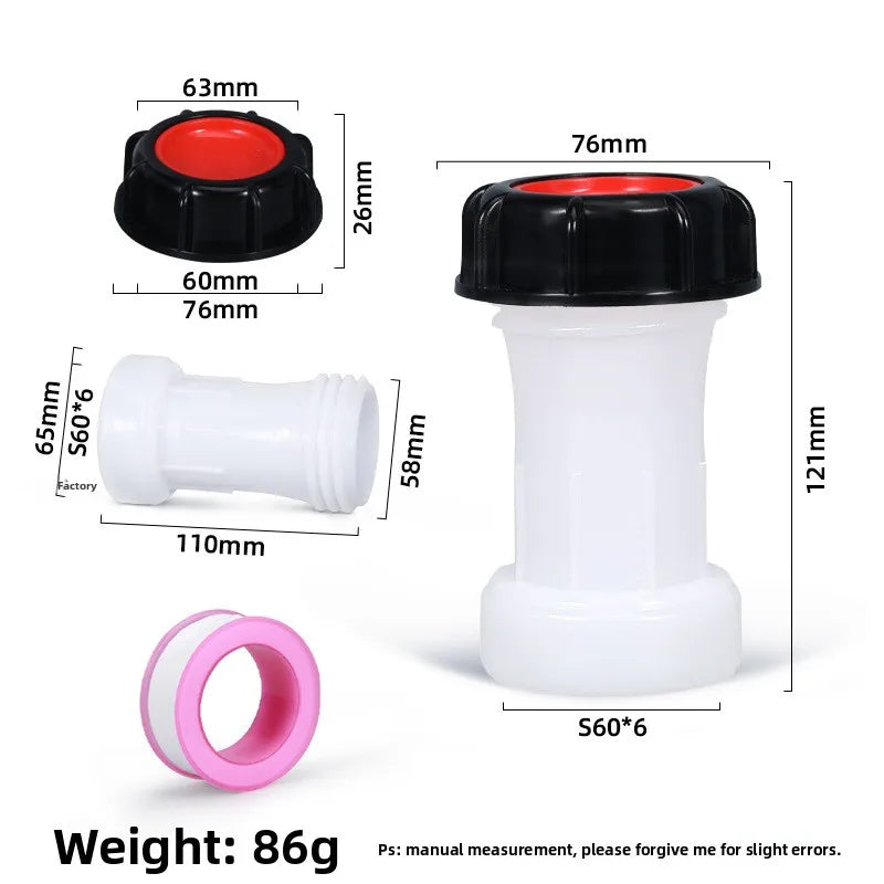 IBC Adapter S60x6 Rainwater Tank Outlet Extension Joint