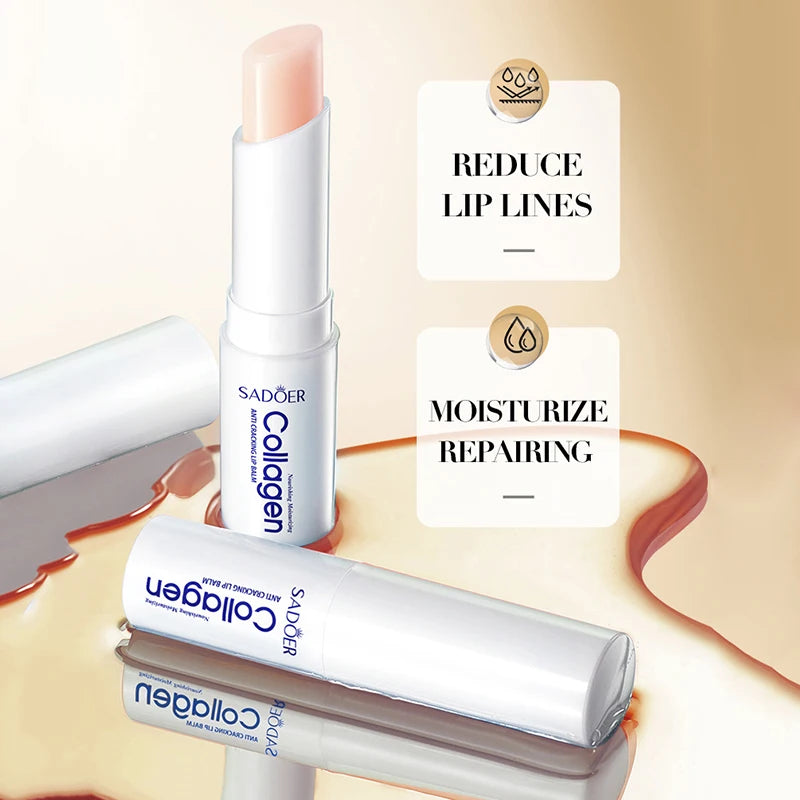 SADOER Collagen Lip Balm – Moisturizing, Brightening & Repair