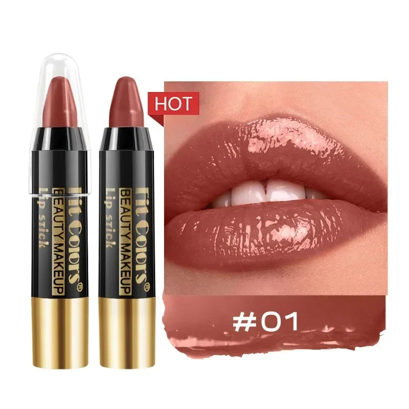 Moisturizing Crayon Lipstick – Velvet Matte & Waterproof