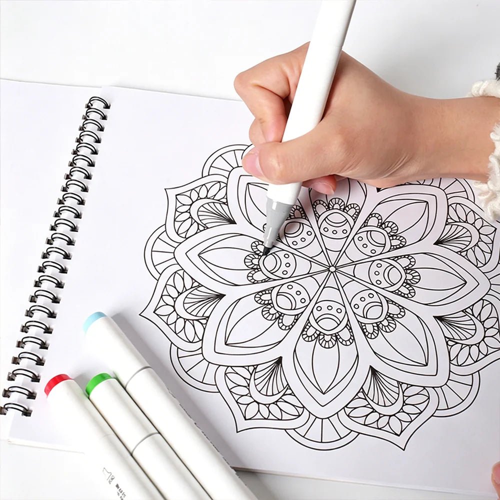 Coloring Book Unleashes Imagination Fun Adults Decompression Patterns