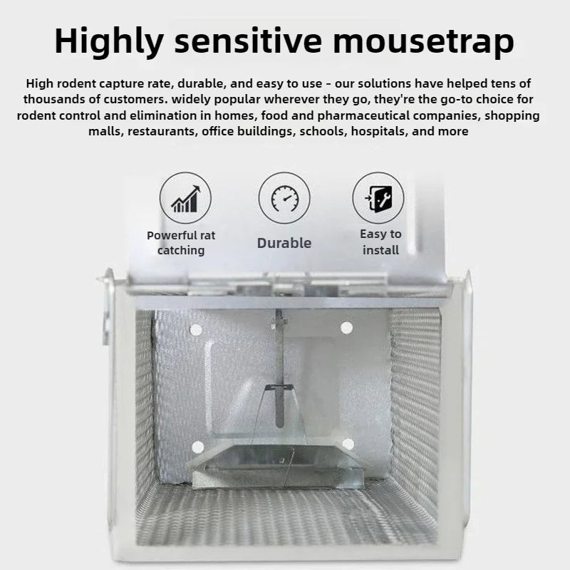 Rat Cage Mice Rodent Animal Control Catch Bait Hamster Mouse Trap Humane Live Home High Quality Rat Killer Cage Peaceful Pleasures Health and Wellness