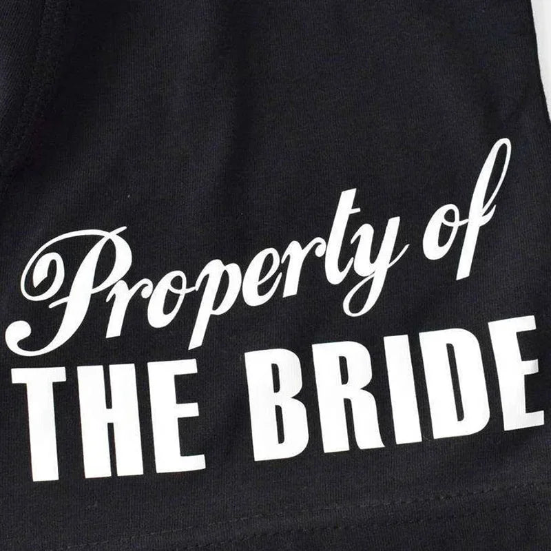Property of The Bride Boxer Briefs | Funny Groom Gift Novelty Boxer Briefs Peaceful Pleasures Health and Wellness