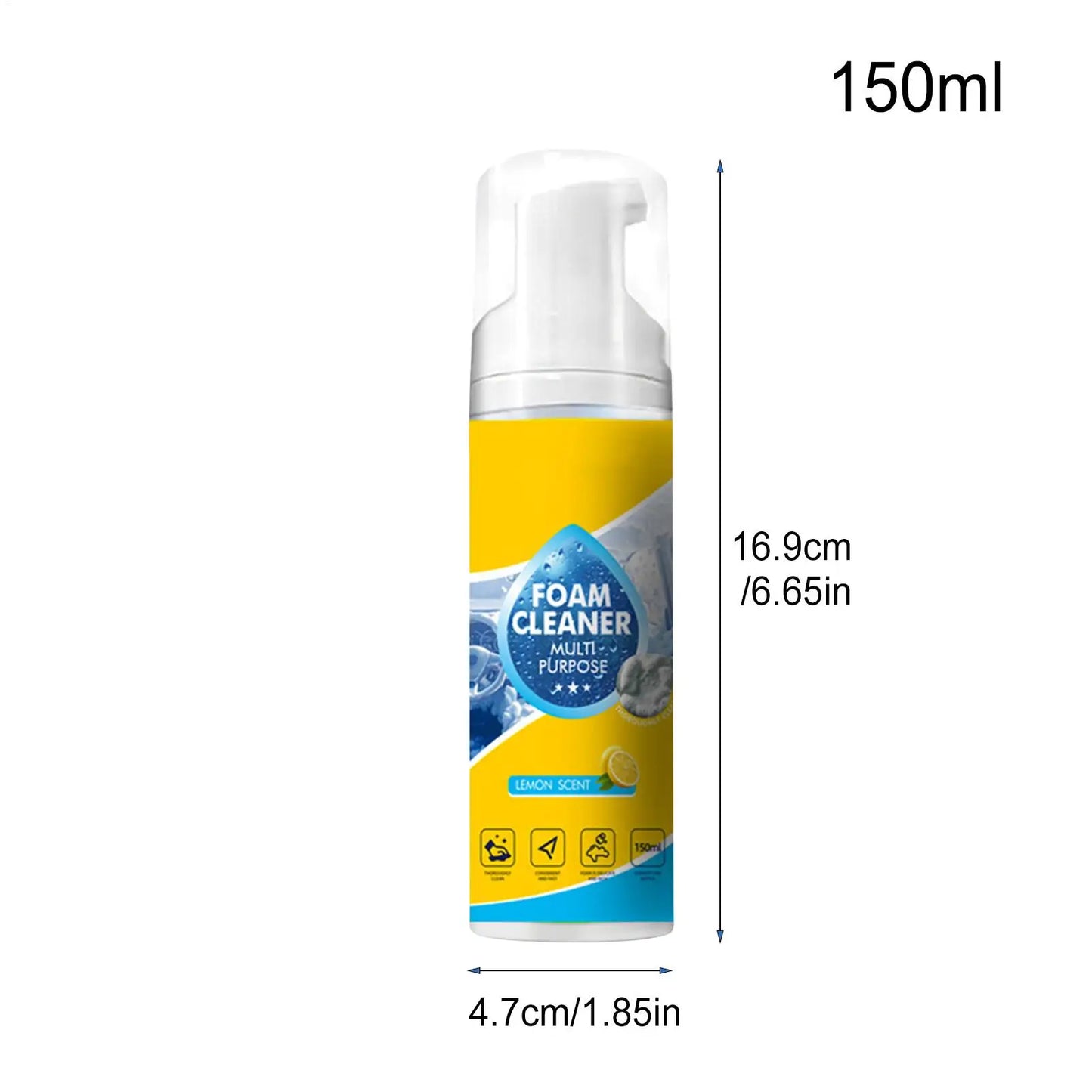 150ml Multi-Purpose Foam Cleaner Spray | Kitchen, Car & Home