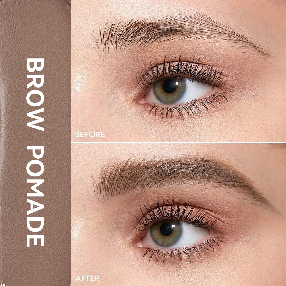 Lakerain Brow Pomade & Dual Brush – Waterproof & Long-Lasting Eyebrow Pomade Oasis Select