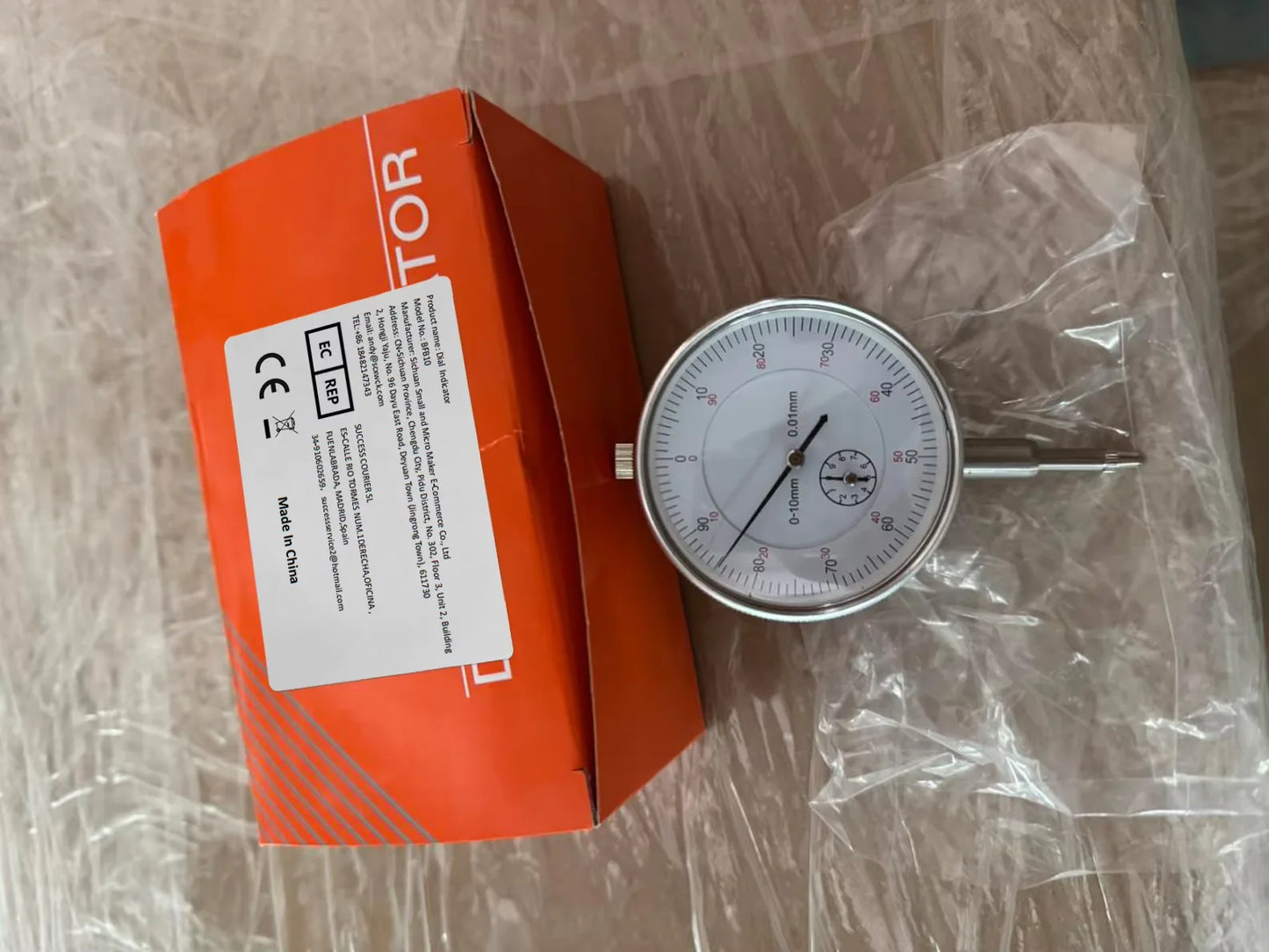 2025 Dial Indicator Gauge Tool Precision Meter 0.01 Resolution Accuracy Measurement Instrument Tools Peaceful Pleasures Health and Wellness