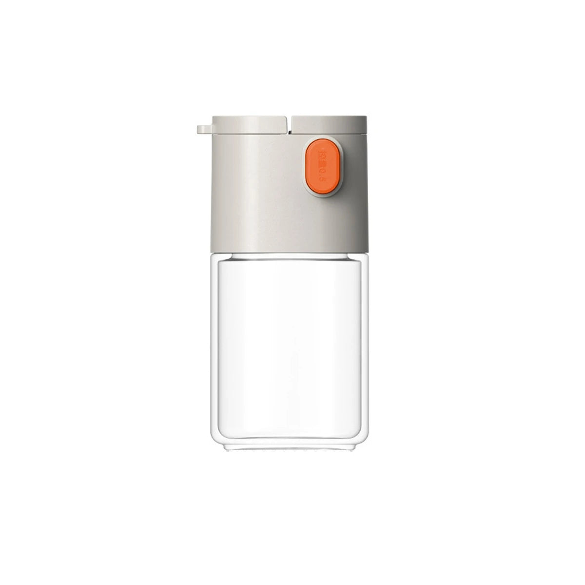 1Pcs Quantitative Salt Bottle Spice Can Pepper Chili Powder Jar Glass Seasoning Tank Sealed Moisture-proof BBQ Spices Dispenser Peaceful Pleasures Health and Wellness White