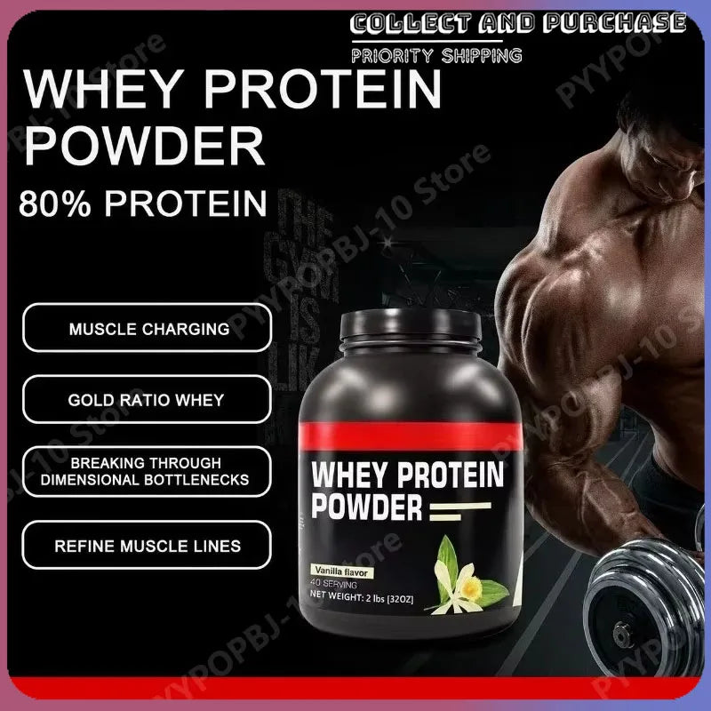 40-Serving Whey Protein Powder | Hormone-Free, Multi-Flavor