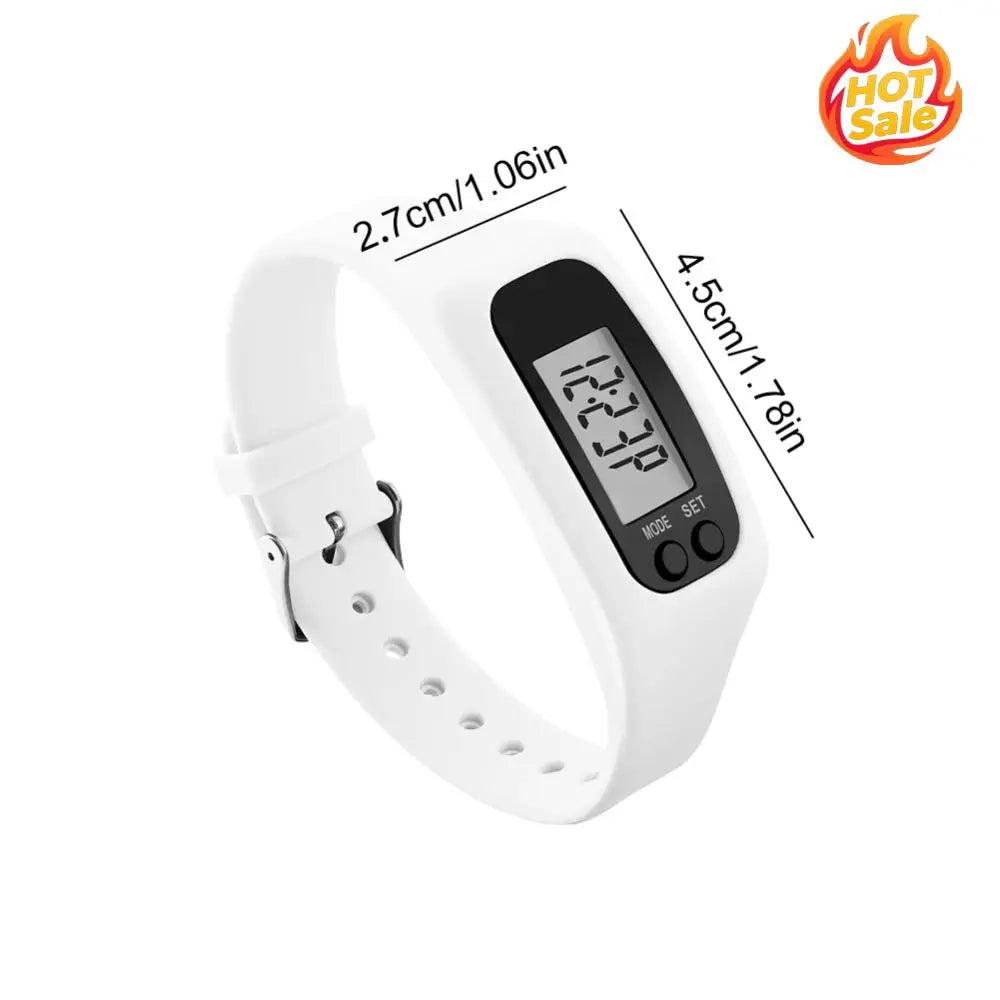 LED Pedometer Bracelet – Step Counter & Calorie Tracker
