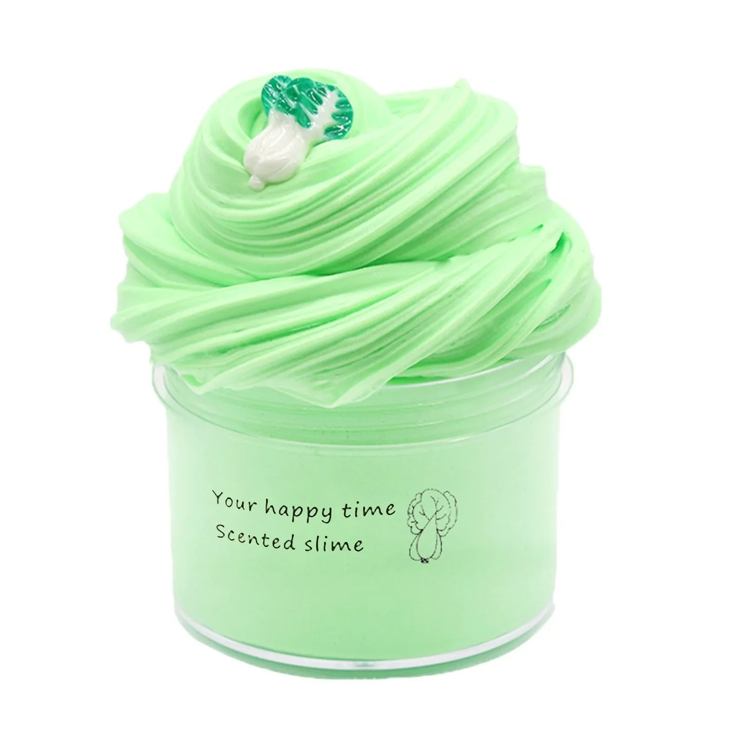 DIY Crystal Mud Cloud Slime Fruit Kit – Kids Stress Relief Toy