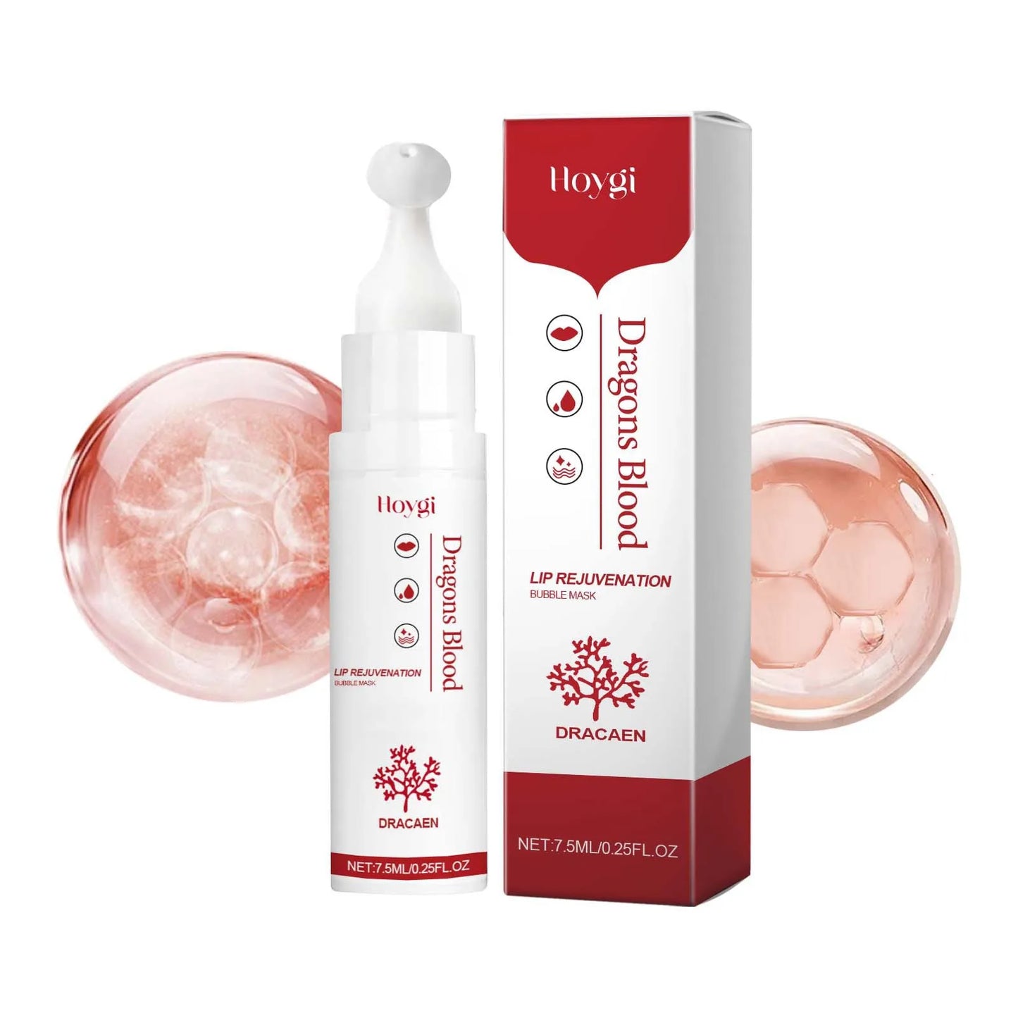 Bubble Lip Mask Exfoliating Remove Dead Skin Fade Lip Line Anti Cracked Moisturizing Lightening Pigment Bleaching Dark Lip Cream Peaceful Pleasures Health and Wellness 7.5ml Boxed