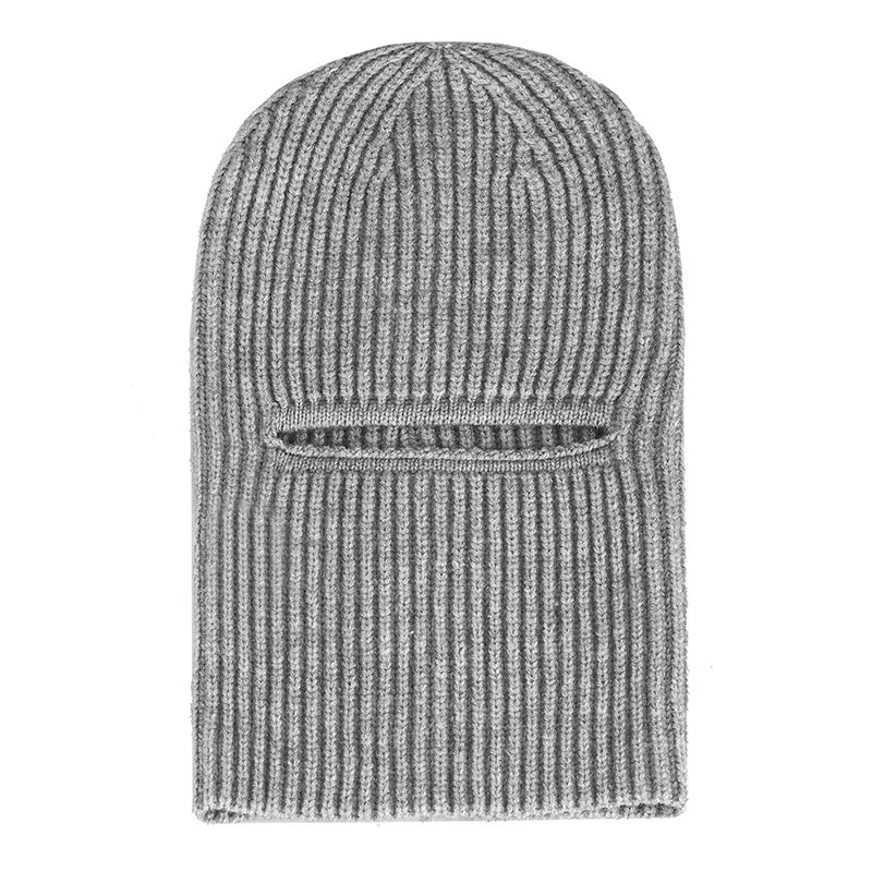 Knitted Balaclava Hat & Windproof Face Mask – Unisex Winter