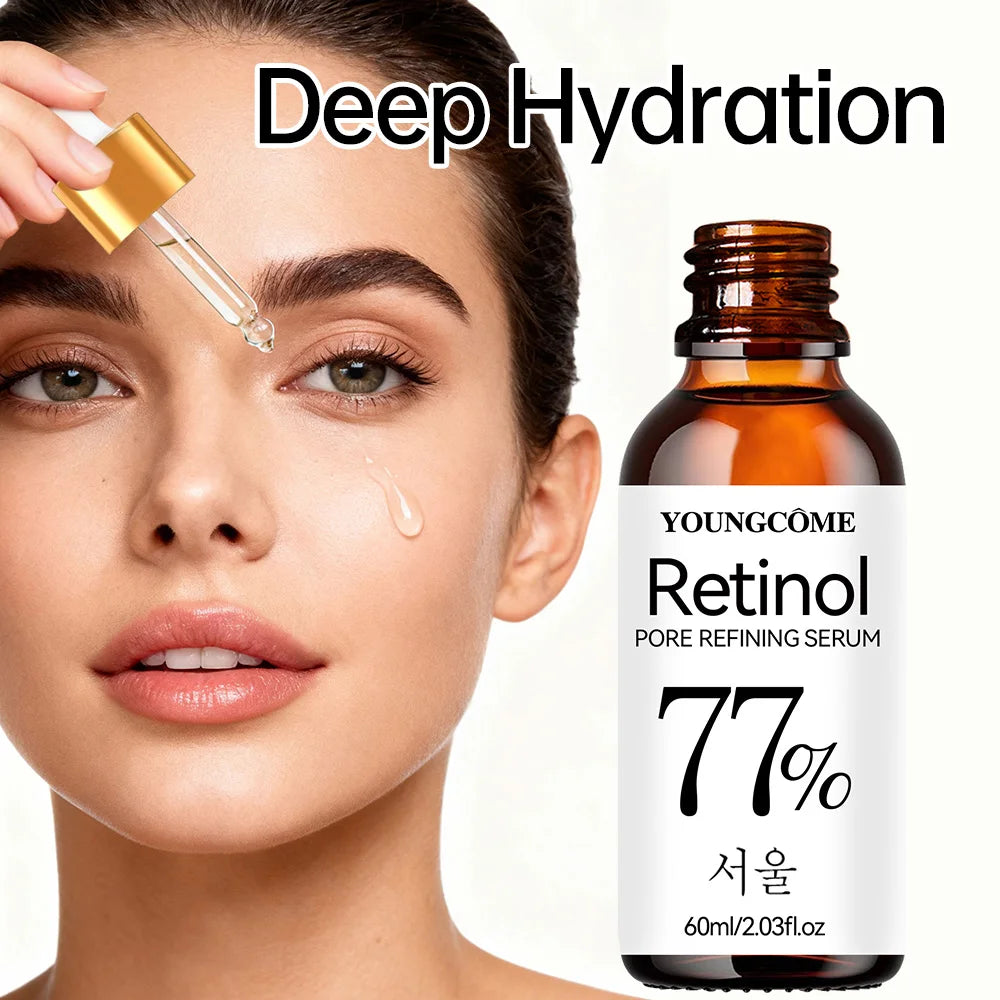 Retinol Facial Wrinkle Alleviating Essence Remove Dark Spot Collagen Brightening Facial Essence Peaceful Pleasures Health and Wellness