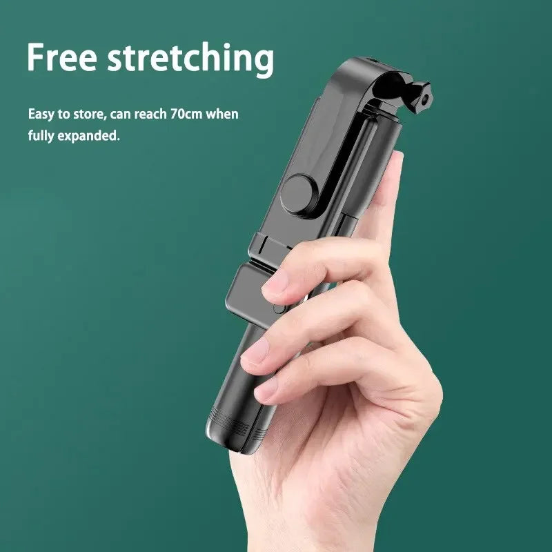 Extendable Selfie Stick Tripod with Phone Tripod for Group Selfies Live Streaming Video Recording Compatible with All Cellphones Peaceful Pleasures Health and Wellness