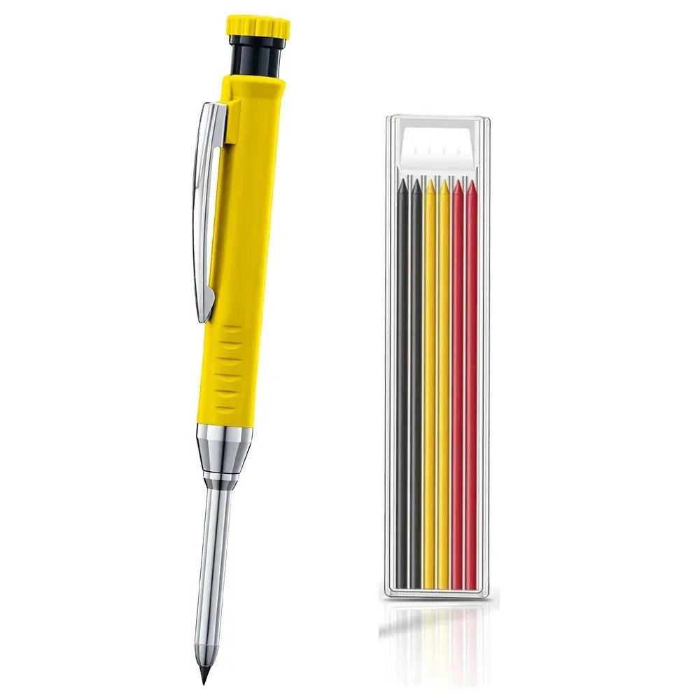 Carpenter Mechanical Pencil & Sharpener – 2.8mm 3 Color Refills