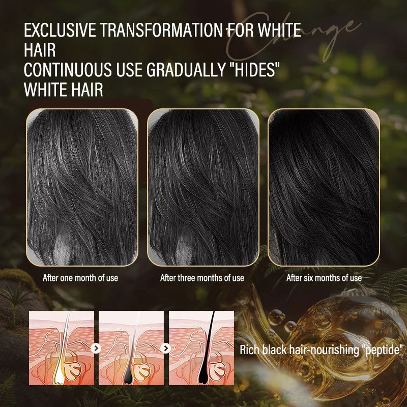Temporary Hair Color Brush | 4 Shades Waterproof Root Touch-Up