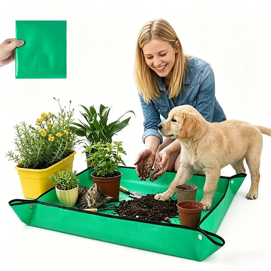 Waterproof Repotting Mat – Potting Tray for Plants & Succulents Plant Repotting Mat Peaceful Pleasures Health and Wellness