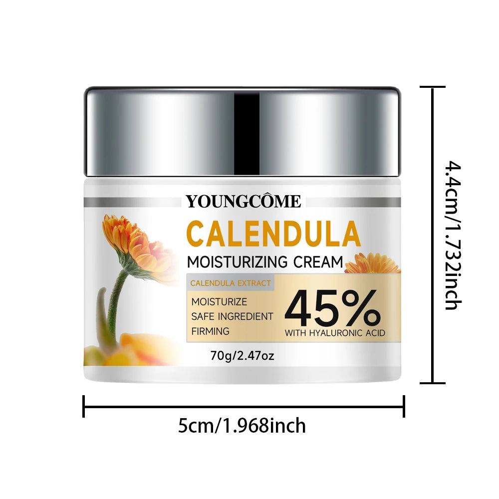 YOUNGCOME Calendula Face Cream – Anti-Aging & Moisturizer Anti-Aging Face Cream Peaceful Pleasures Health and Wellness 70g