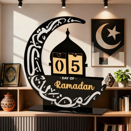 2026 DIY Eid Acrylic Countdown Calendar | Ramadan Decor Holiday Countdown Calendar Peaceful Pleasures Health and Wellness