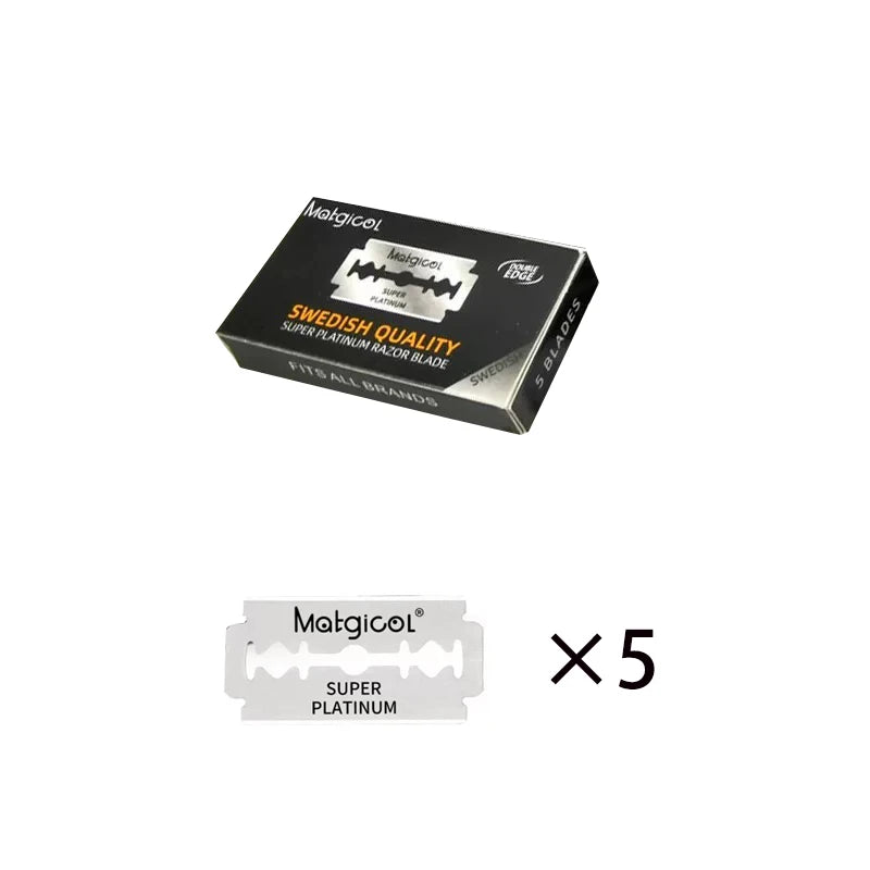 100-Pack Stainless Steel Double Edge Safety Razor Blades