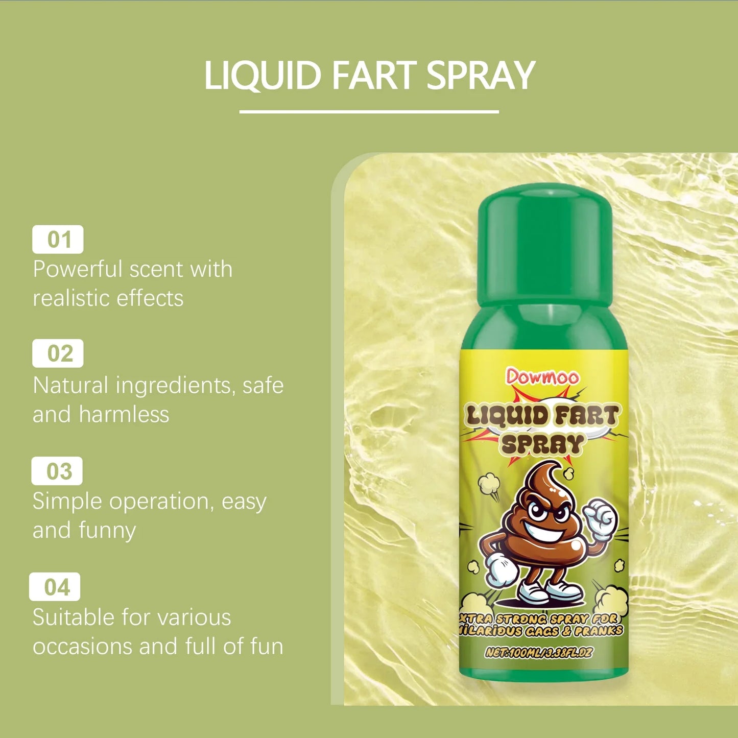 Fart Stink Spray Prank Gag Gift – 100ml Novelty Joke Bottle
