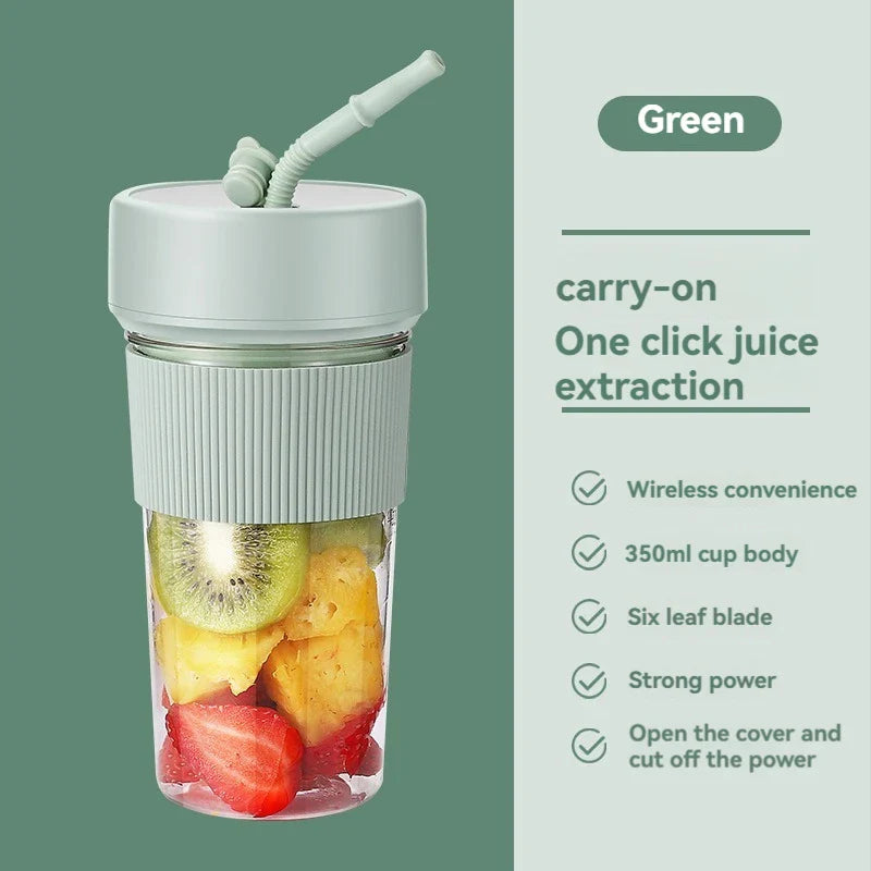 Wireless Mini Portable Blender Bottle – Smoothie & Juice Mixer