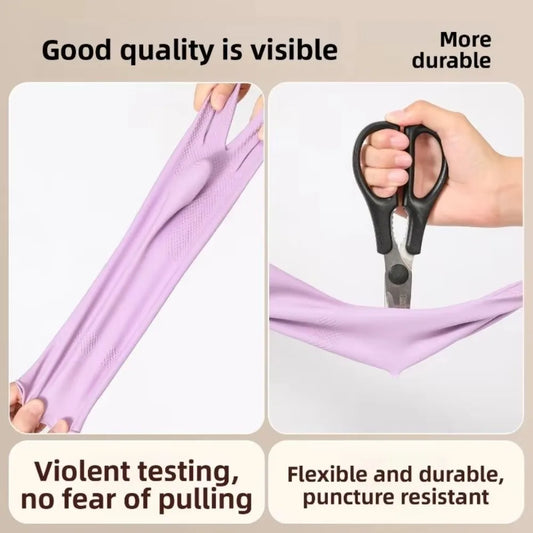 Reusable Latex Dishwashing Gloves – Non-Slip Waterproof Rubber Rubber Cleaning Gloves Peaceful Pleasures Health and Wellness
