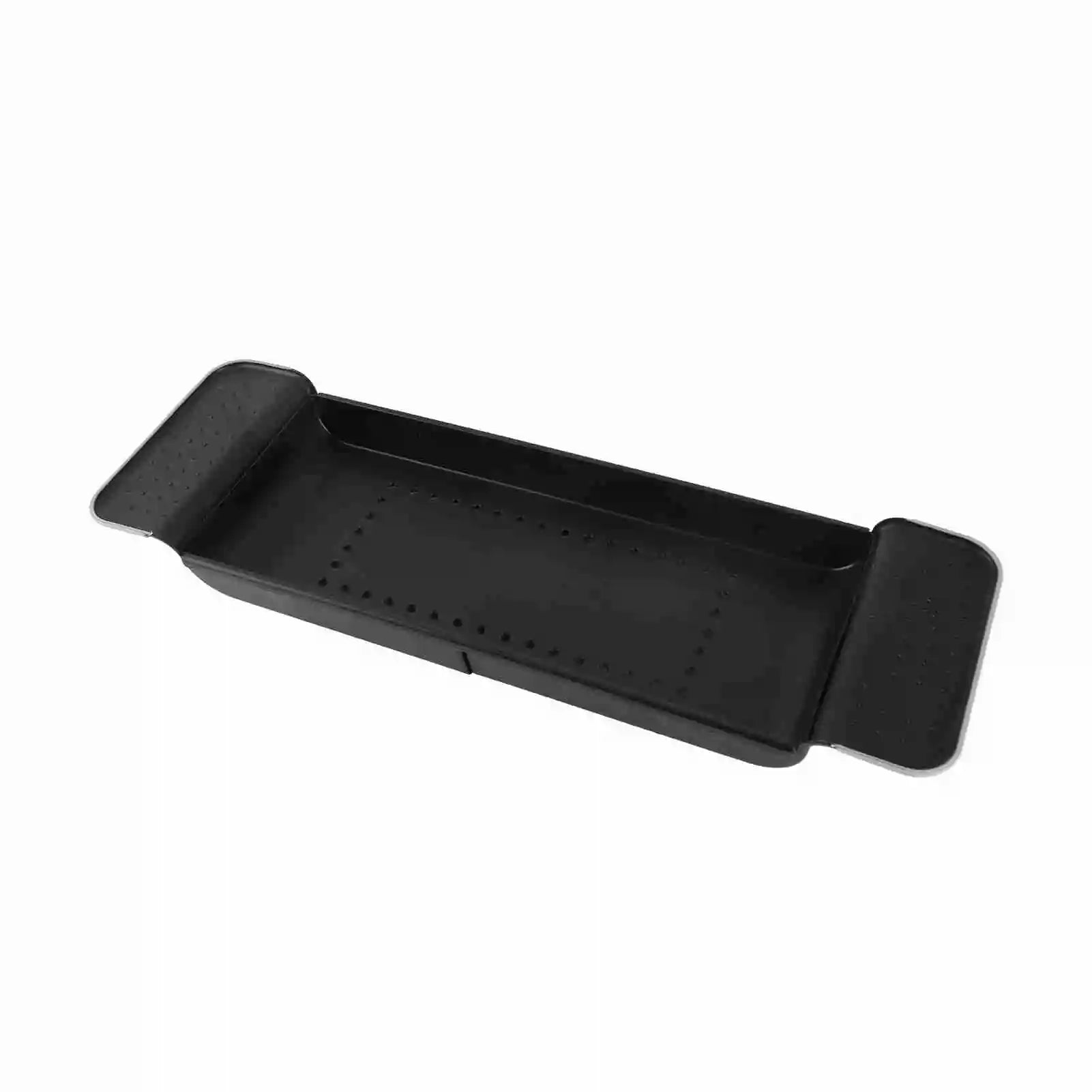 Bathtub Tray Stable Placement Expandable Plastic Material Draining Design Bath Tub Table for Bathroom Bath Tub Table Peaceful Pleasures Health and Wellness B