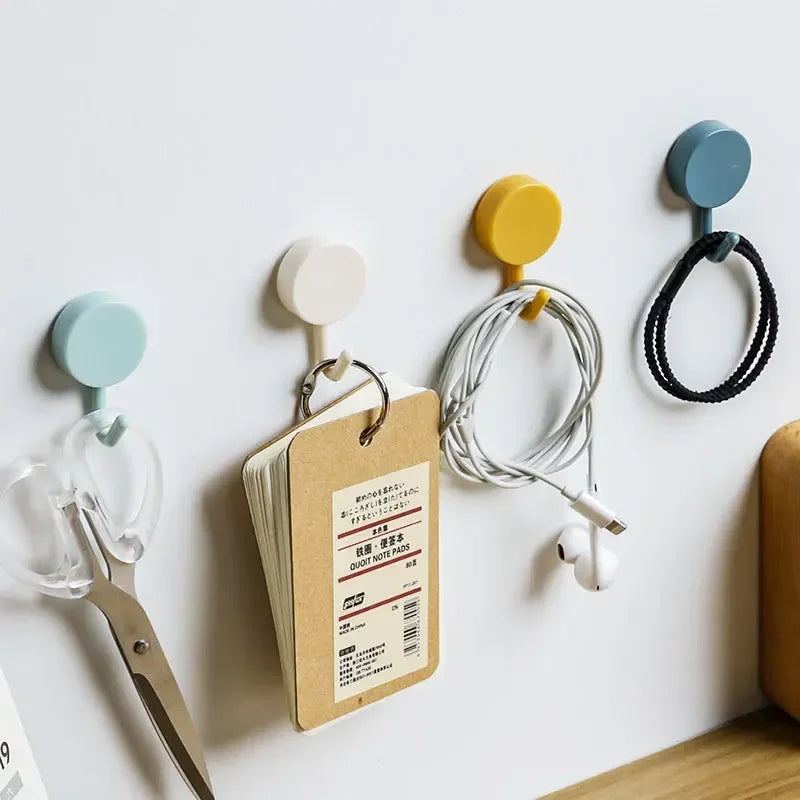 No-Drill Adhesive Wall Hooks 10-Pack | Kitchen & Bathroom