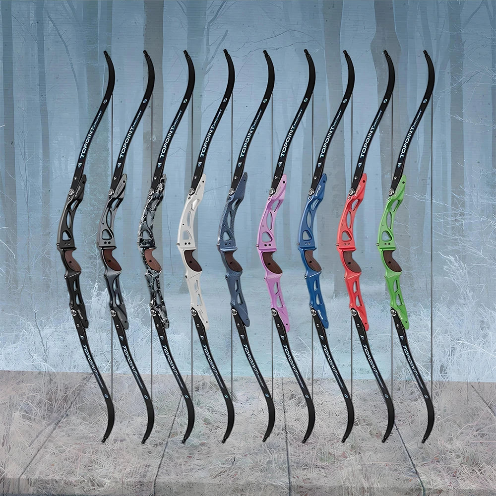 Archery Recurve Bow 18-44lbs Riser ILF Right Hand Hunting Shooting