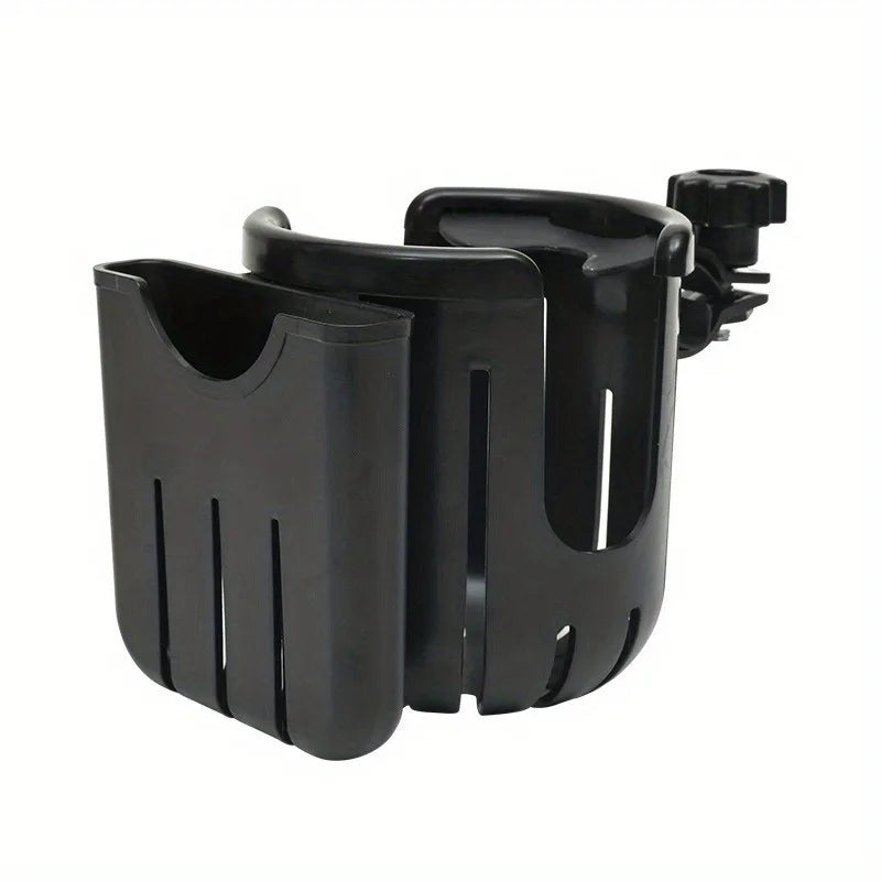 Multi Functional Practical Bicycle Cup Holder Universal Electric Kettle Holder Mobile Phone Holder Baby Stroller Cup Holder New Peaceful Pleasures Health and Wellness black