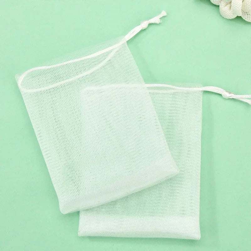 10-Pack Mesh Soap Bags – Foaming & Exfoliating Net Pouches Soap Mesh Bag Peaceful Pleasures Health and Wellness