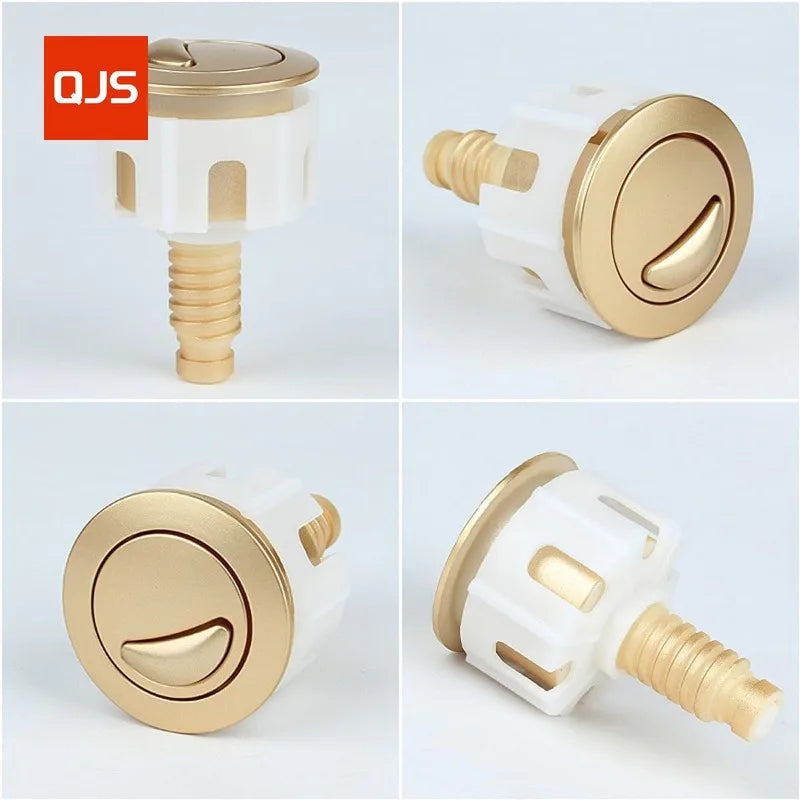 Matt Gold Toilet Flush Button | Cistern Push Button Replacement