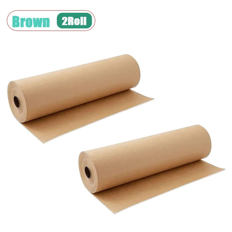 Brown Kraft Paper Roll 45CM×1000CM | Gift, Flowers & Art Crafts