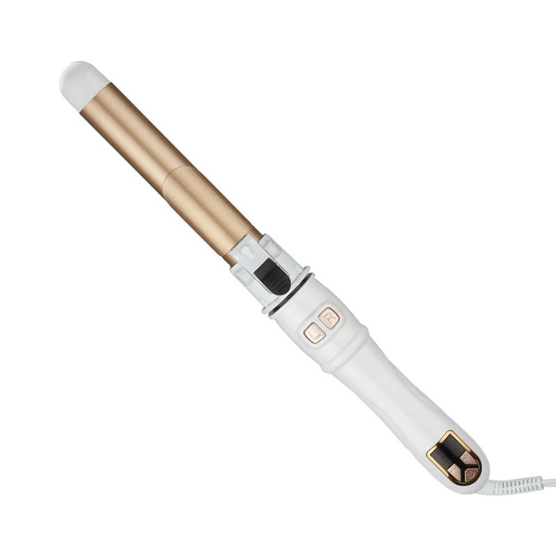 Advanced Curling Wand Innovative Design Enhanced Performance Better Curls Smooth Defined Natural Beachy Waves Peaceful Pleasures Health and Wellness WHITE 100V-240V EU Plug