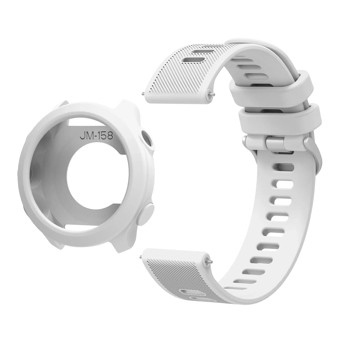 Silicone Band & Case for Garmin Forerunner 55 158 – 20mm Strap