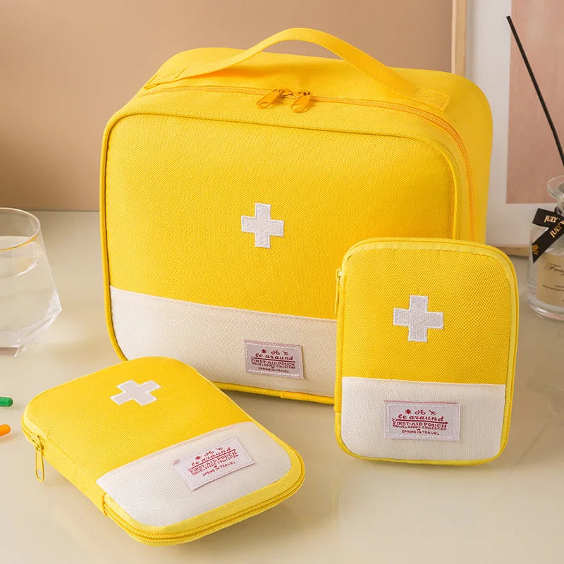 Portable First Aid Kit Bag – Travel, Outdoor & Home Emergency