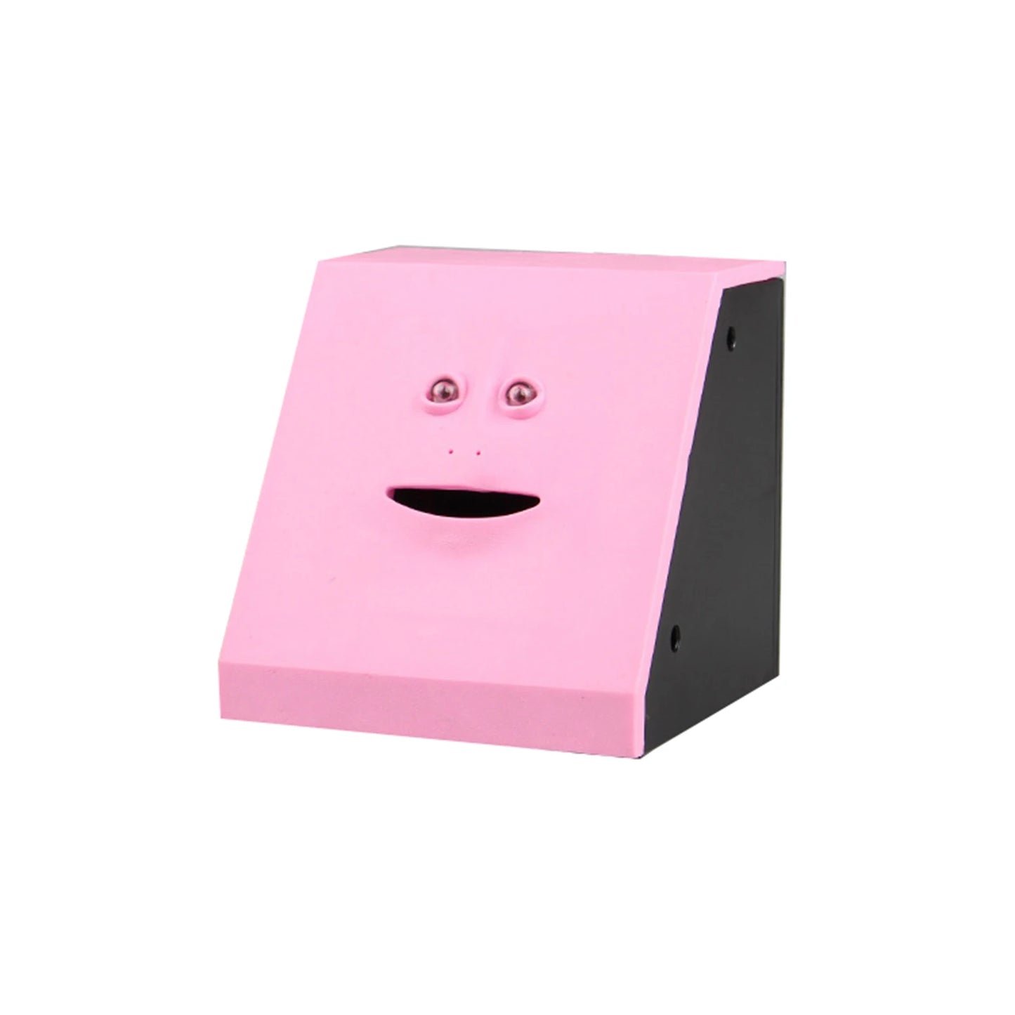 Human Face Money Banks Funny Face Money Eating Box Suitable For Kids Adult Save Money Peaceful Pleasures Health and Wellness light yellow