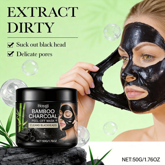 Charcoal Peel-Off Face Mask | Deep Pore Cleansing & Blackhead Remover Peel-Off Face Mask Peaceful Pleasures Health and Wellness