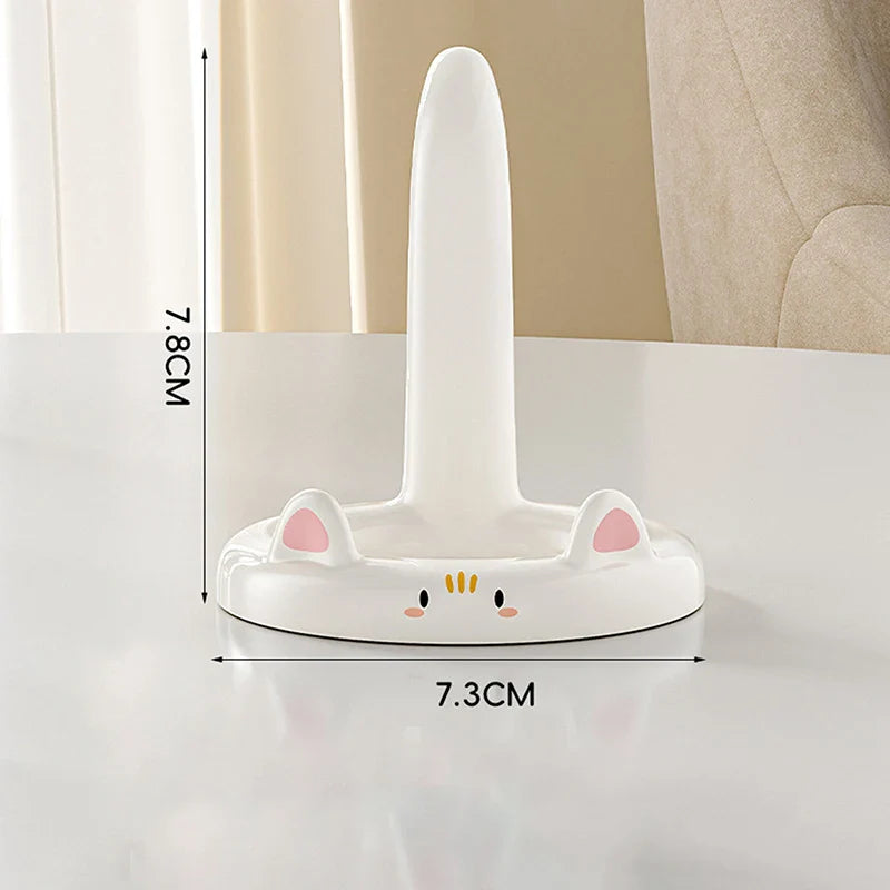 Cartoon Cat Phone Holder – Cute Desktop Stand & Desk Decor