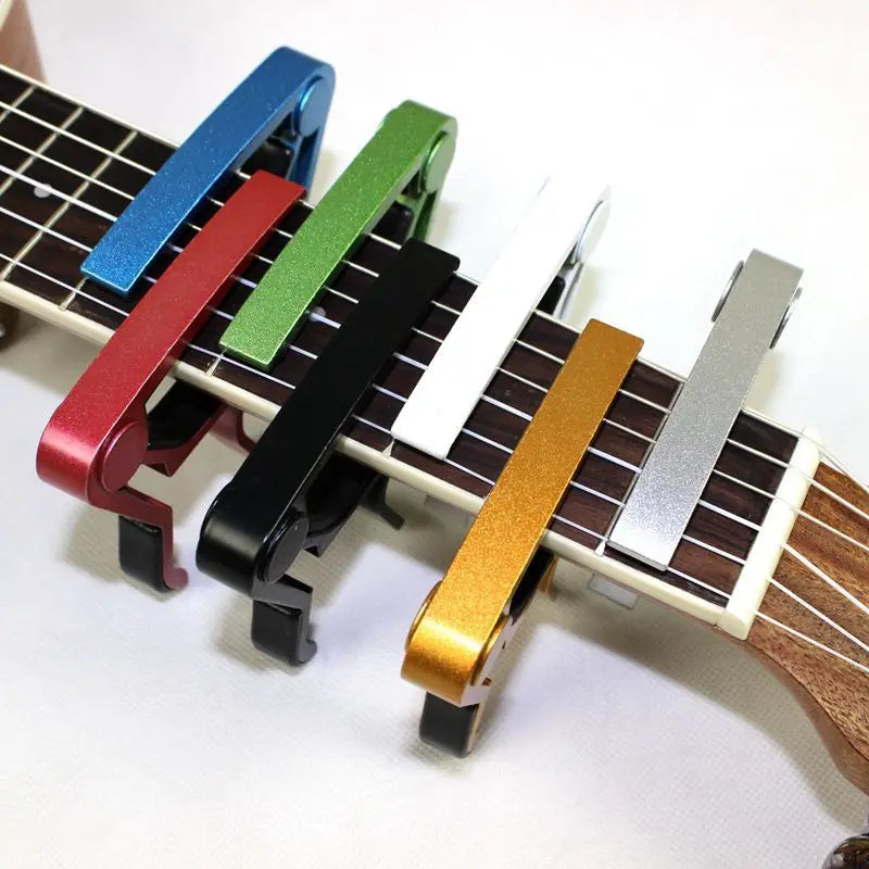 Aluminium Alloy Metal Guitar Capo Change Clamp Key Acoustic Classic