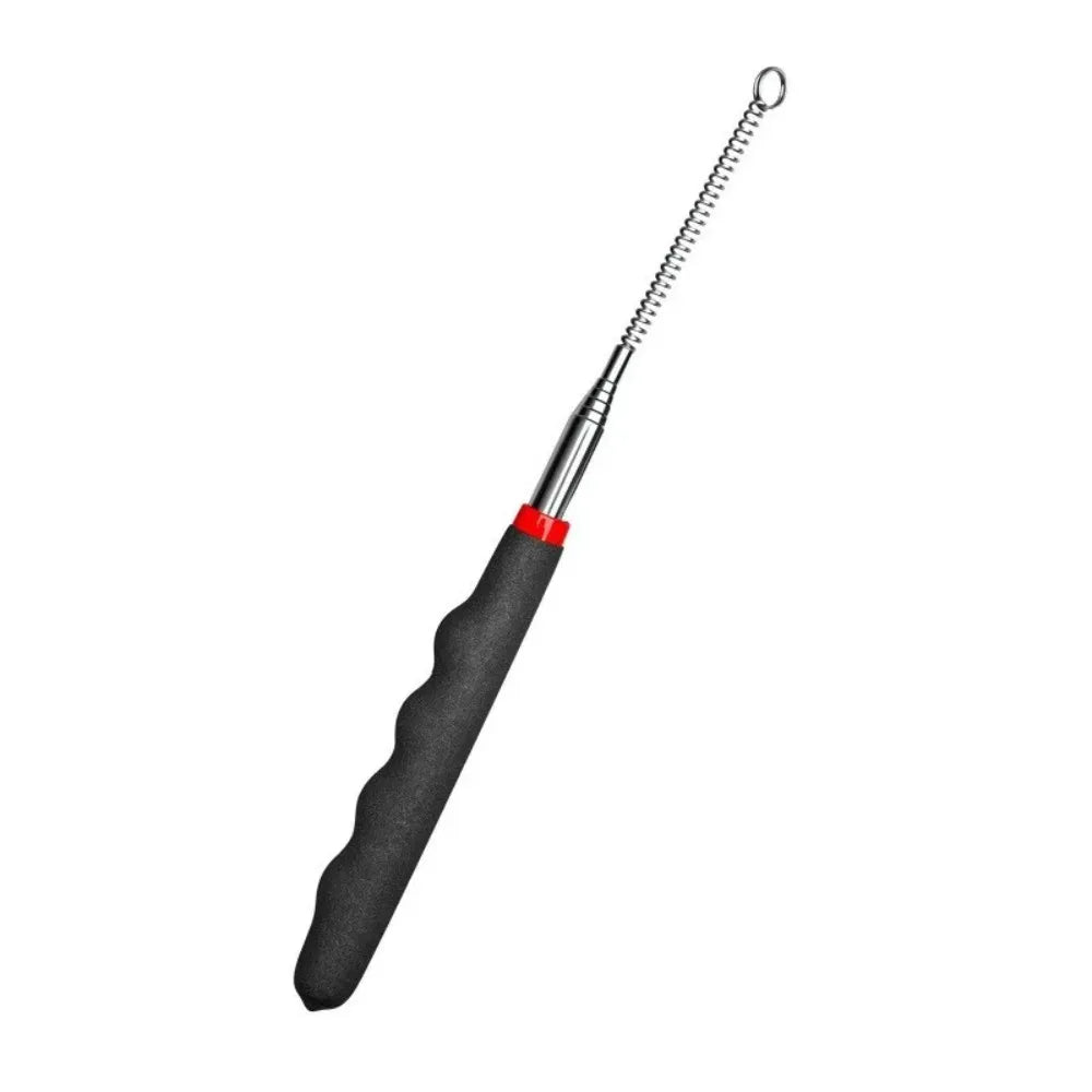 Retractable Metal Cat Wand Toy | Interactive Teaser Stick