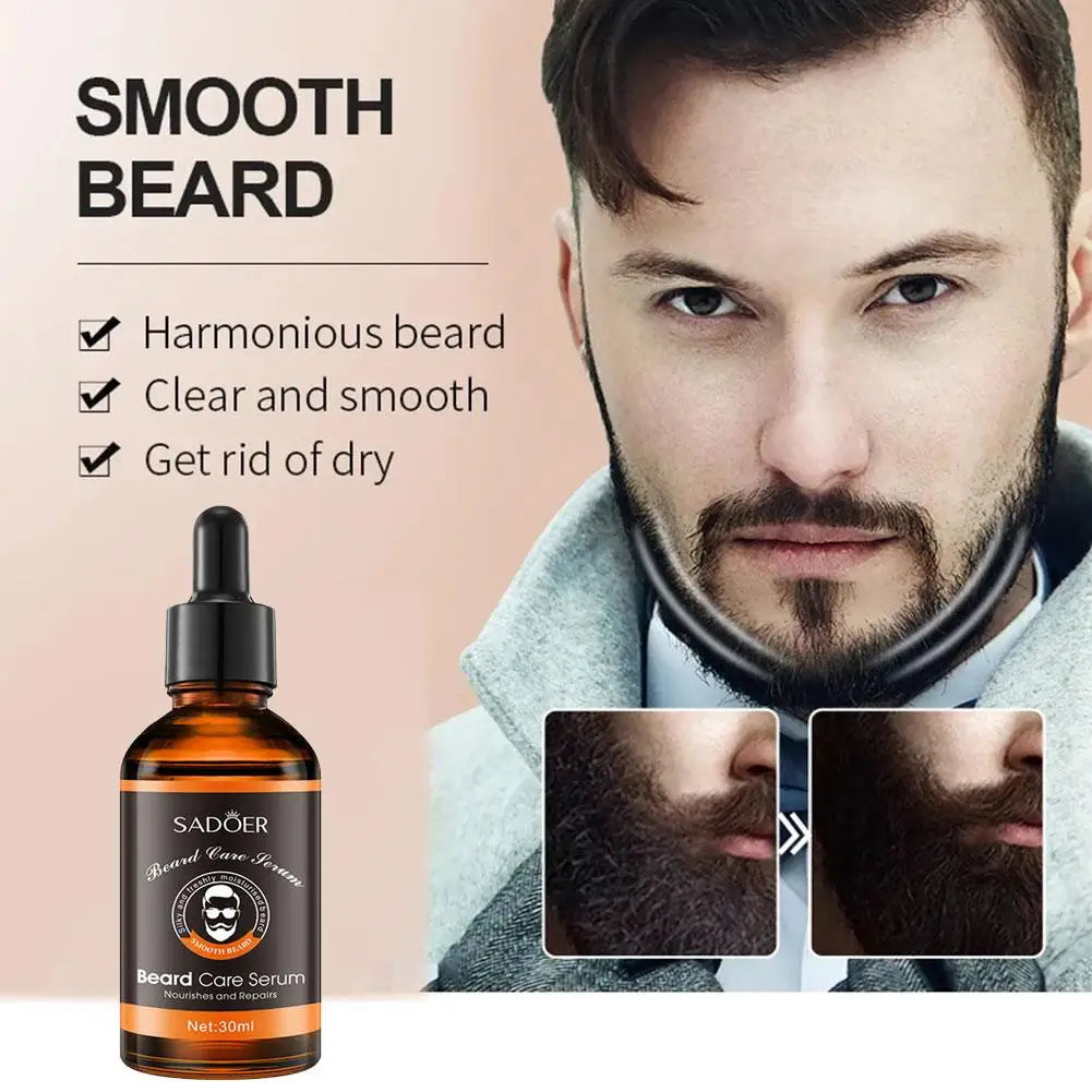 2pcs Beard Care Oil For Men Natural Organic Beard Care Fast Shine Soften Beard Strengthens Mustaches Smooth Nourishing Beard Oil Peaceful Pleasures Health and Wellness
