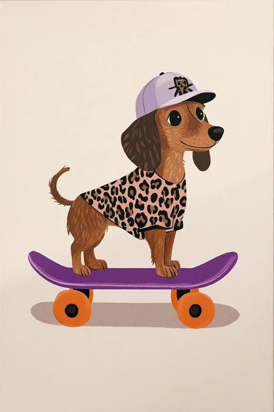 Funny Animal Canvas Wall Art Prints | Kids Nursery Room Decor